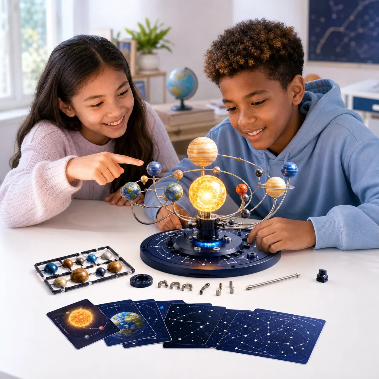 Celestial orbit building set